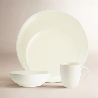 Colorwave Stoneware Dinnerware Set - Service for 1