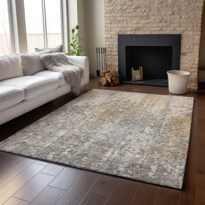 Premium Machine Washable Cerrito AMF581 Beige Rug