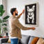 Bulldog Portrait Graphic - Wrapped Canvas-1001320588-1001320591
