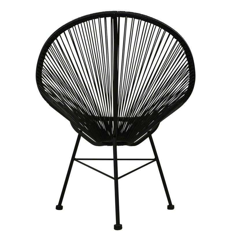 Chaise de terrasse Heida, Noir