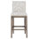 Nova Upholstered Stool with Solid Wood Frame
