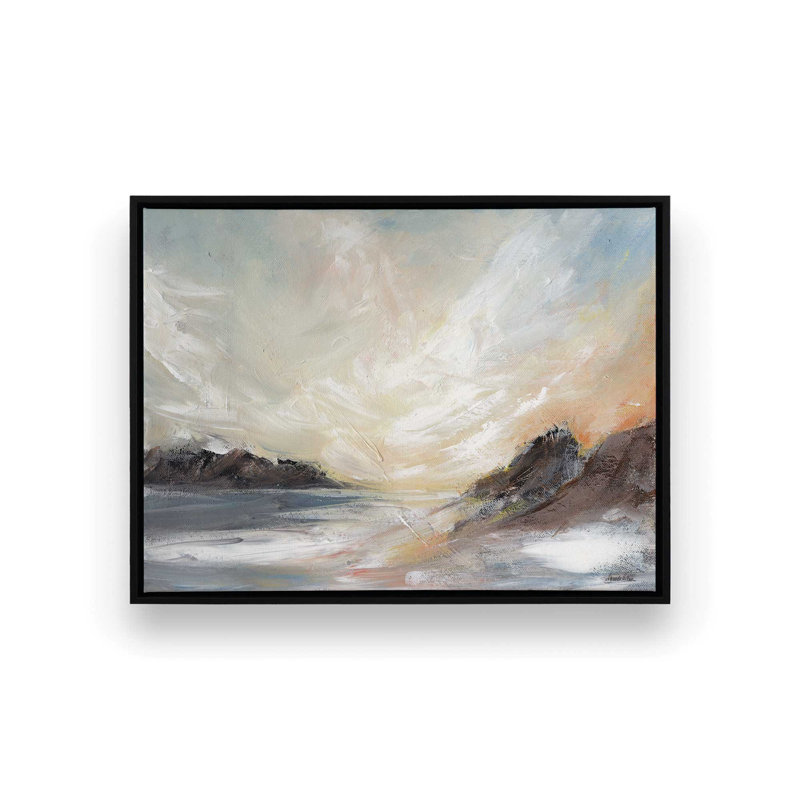 «Open Sky» par Amanda Hilburn, reproduction d'art, Toile avec cadre, Noir, L 24 po x H 18 po