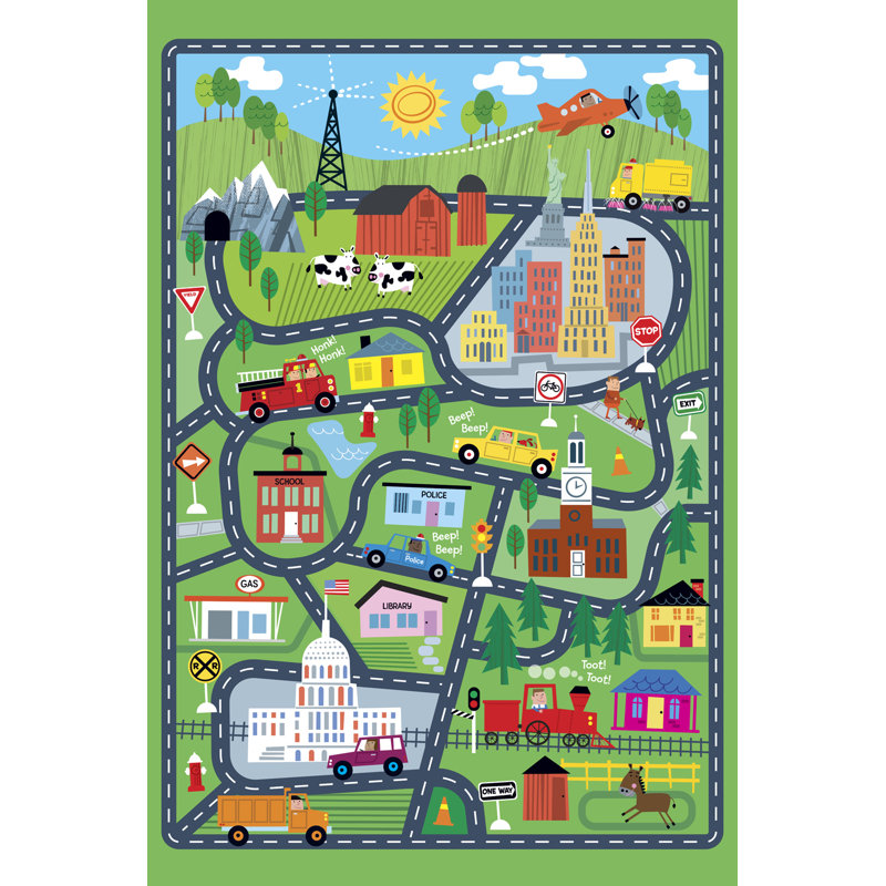 Art sur toile Radcliff Tiny Town, H 30 po x L 20 po x l 1,25 po