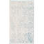 Tapis bleu clair / ivoire Teadora-611344603