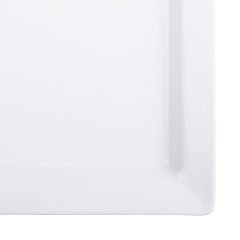 Elite Global Solutions Vogue Melamine Platter, 1" H x 13" W x 8.37" D