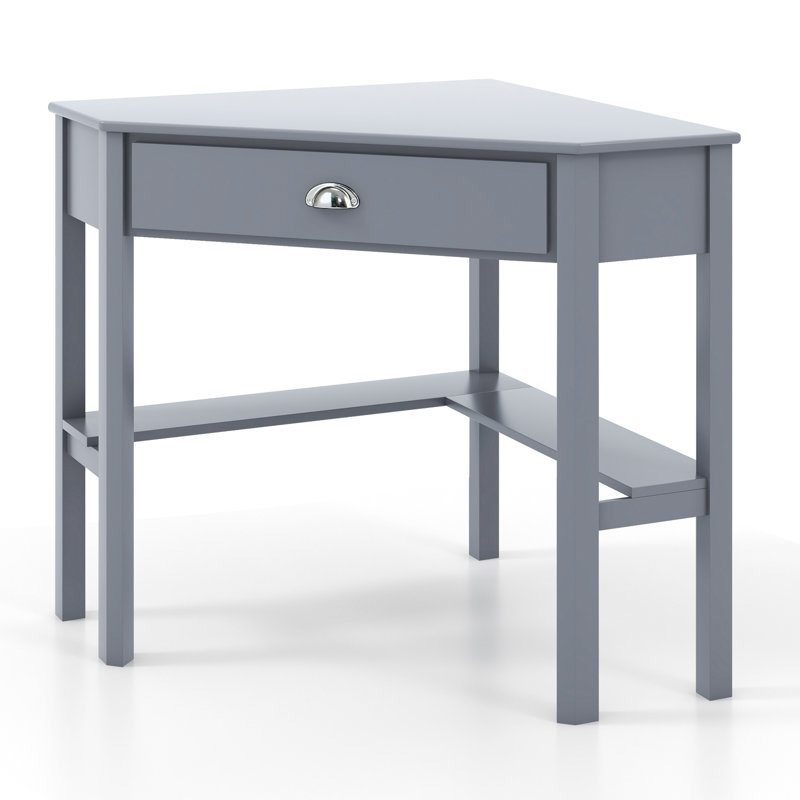 Bureau d'écriture en coin Caisyn, Gris