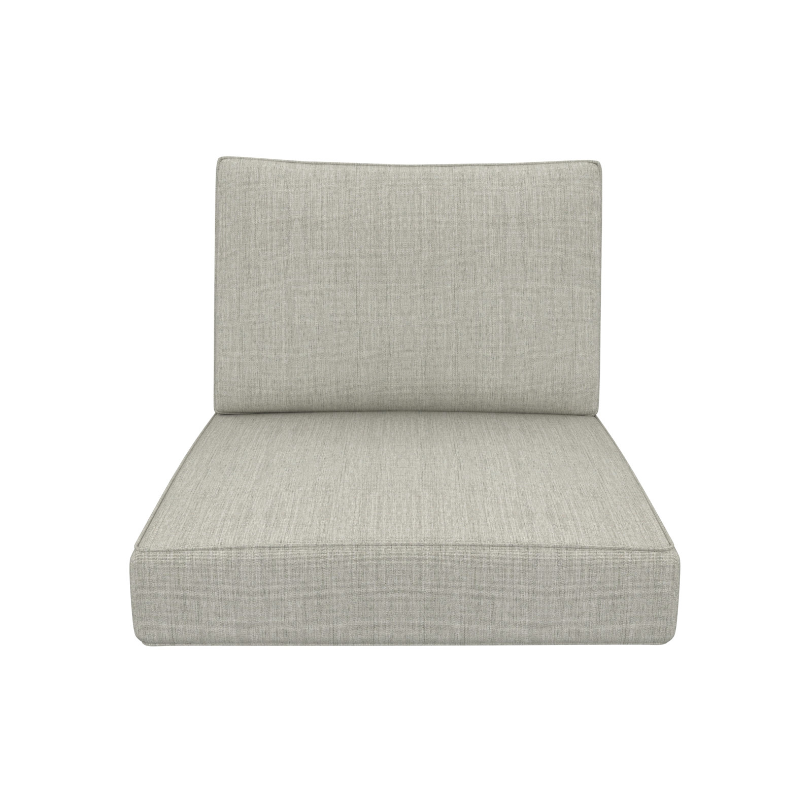 Lani 25" Sunbrella® Seat and Back Cushion, Canvas Granite Sunbrella® Canvas