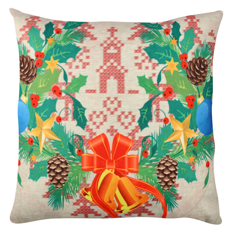 Elnora Christmas Cushion with Filling