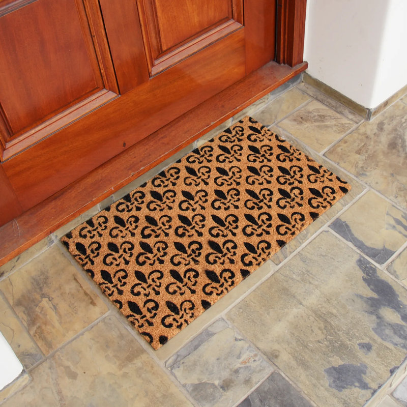 Heilman Non-Slip Geometric Outdoor Doormat