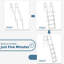 EROMMY 5-Step Pool Ladder With Double Handrails, 400 Lbs Capacity Anti-Slip Pool Steps For 47"-54" Above Ground And In-Ground Pools, All-PE Durable Construction With Snap-On Installation, White