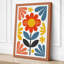 Sunburst Symmetry Botanical - Wrapped Canvas-687105519-687105526