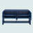 Versatile Console Table With Woven Wood Slats And Solid Wood Veneer, Suitable-1605929033