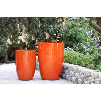 Tall Barrel Planters By 