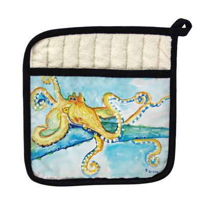 Cuisinier poignée octopus betsy drake interiors