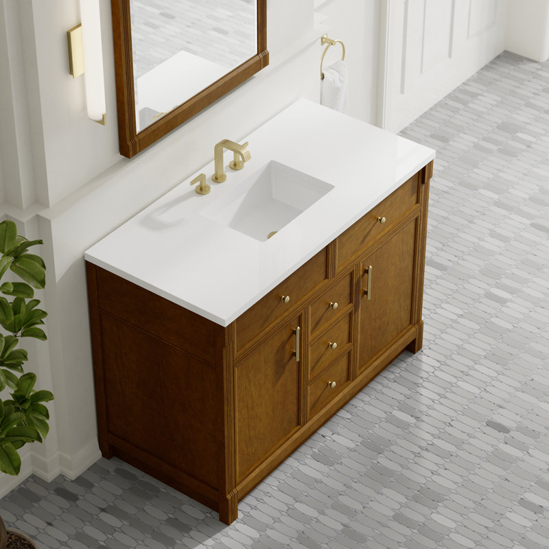 Bellshire Mirror, 38" x 30", Honey Oak