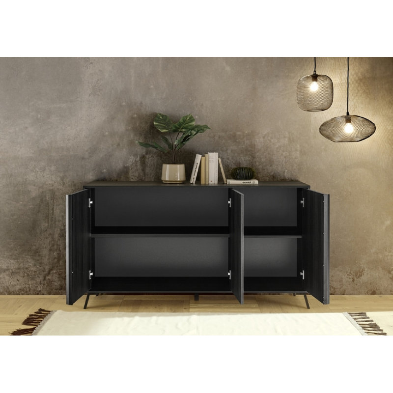 Brayde 156cm Sideboard, Black