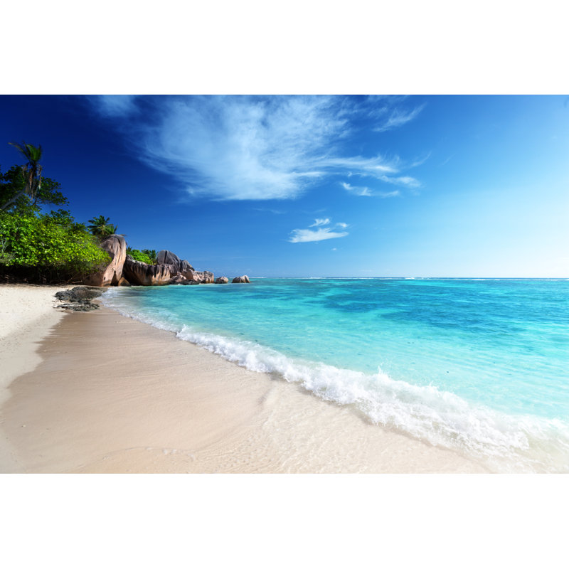 Anse Source D'Argent Beach par Iakovkalinin - photographie sur toile tendue, L 12 po x H 8 po
