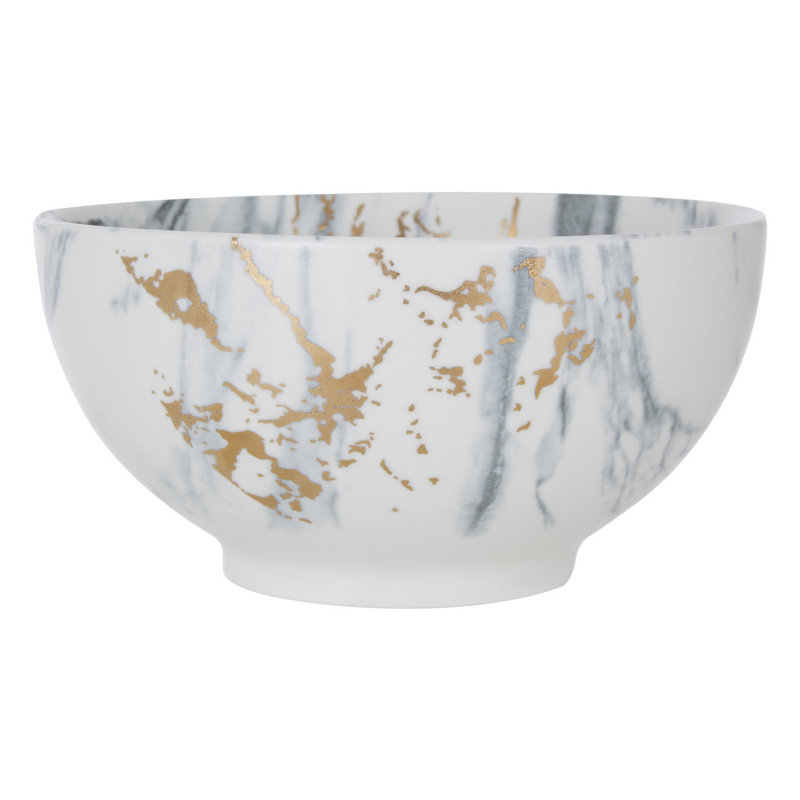 Metro Lane Fanton Porcelain China Salad Bowl
