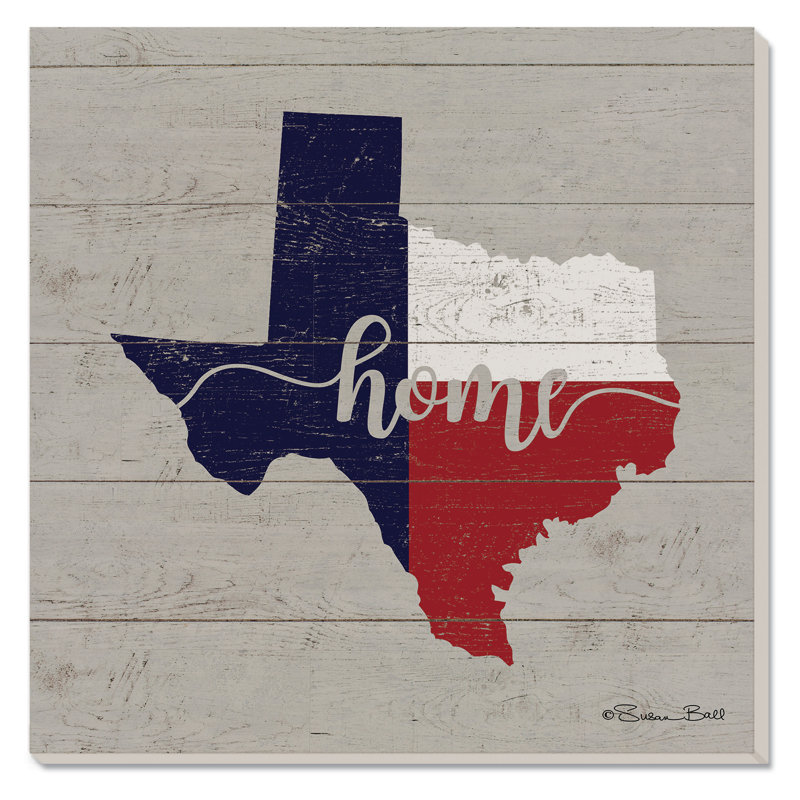 Sous-table en pierre résistant à la chaleur August Flag® Texas Flag Home