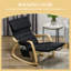 HOMCOM Rocking Chair Recliner with Adjustable Footrest-707533114