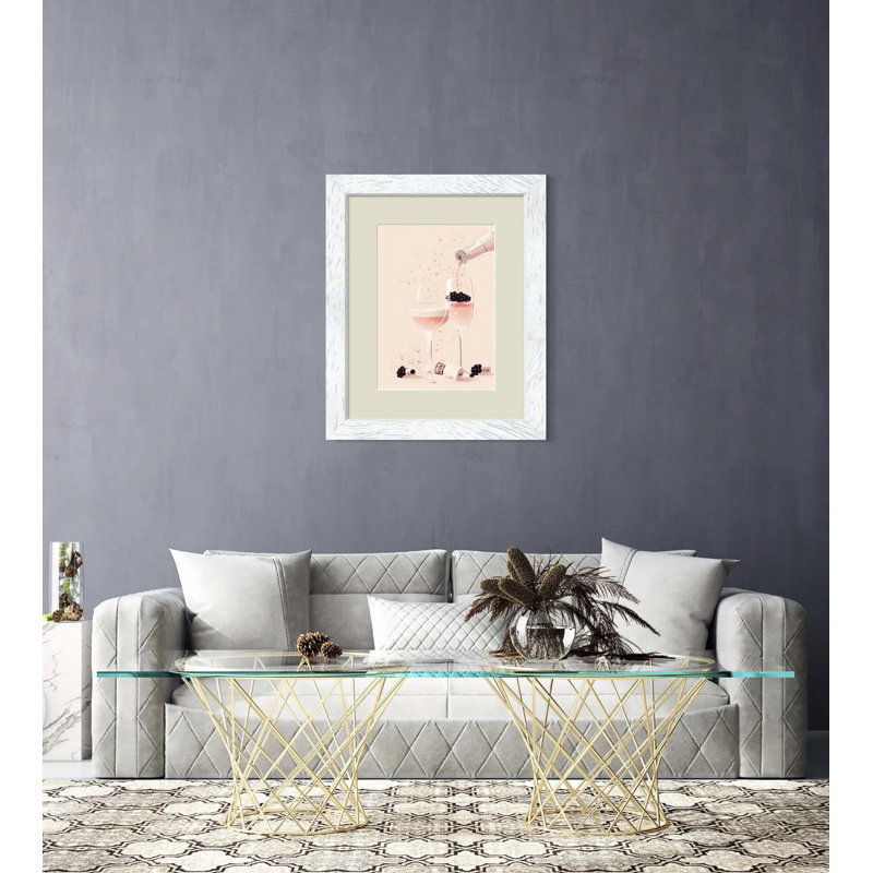 Berry Bubbly Champagne & Berries Art Print, 42 cm H x 30 cm W
