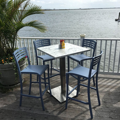 Plateau de table extérieur en HPL Grosfillex