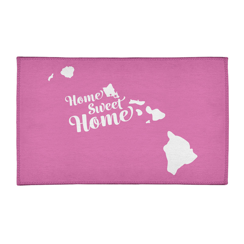Tapis en poly-chenille honolulu à la maison, Rectangle 3 pi x 5 pi