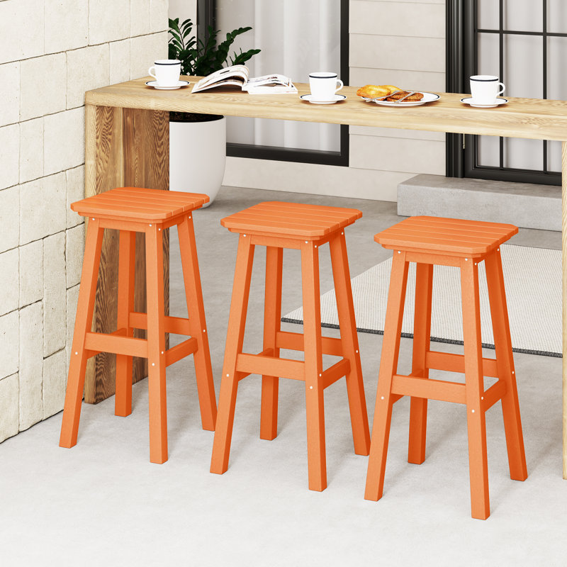 Tabouret de bar 29 po Laguna, Orange