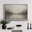Tableau représentant un paysage de lac gris brumeux, idéal pour le salon, impression giclée sur toile encadrée-91875124-135760399-135760401