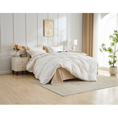 Ensemble de housse de couette en coton égyptien 3 pièces