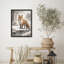 Winter Fox Landscape Framed Wall Art Prints - Fox in snowy forest, for living room-125212009-125212011