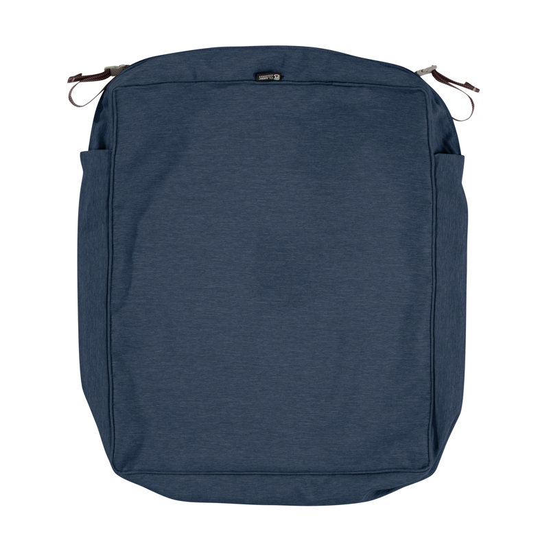 Pina Outdoor 5'' Cushion Cover, 5" H x 21" W x 25" D, Indigo Blue