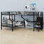 Stylish L-Shaped Bunk & Loft Bed with Storage Wardrobe, Desk & USB Charging