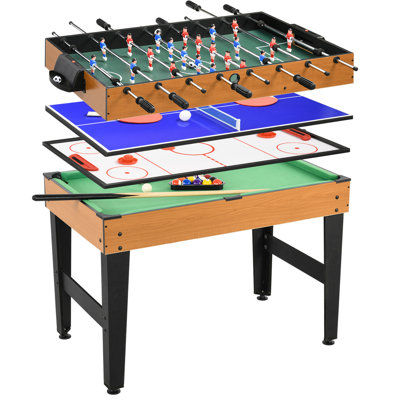 Multi-Gaming Table, Tabletop Billiards Hockey Table Tennis Foosball