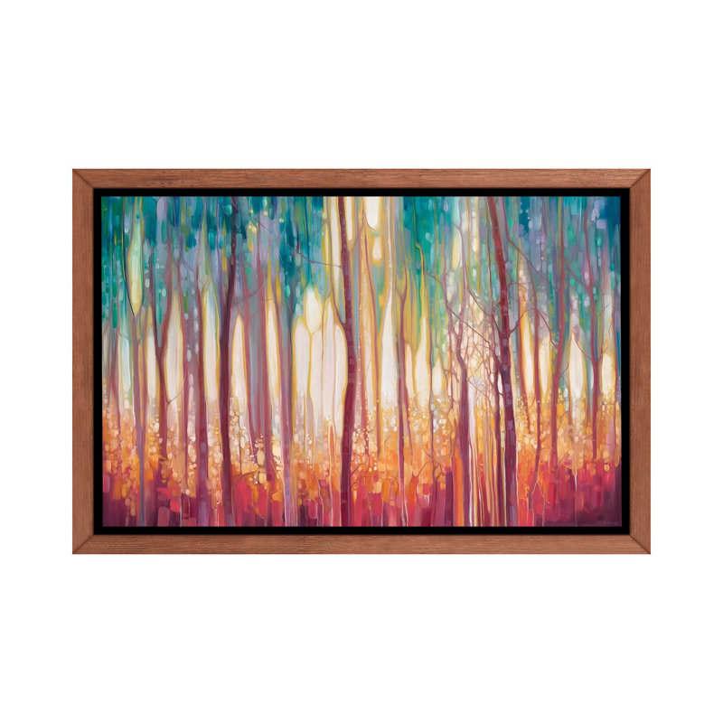 «Mythology» - reproduction d'art, Cadre bois classique, H 26 po x l 40 po x 1,5 po