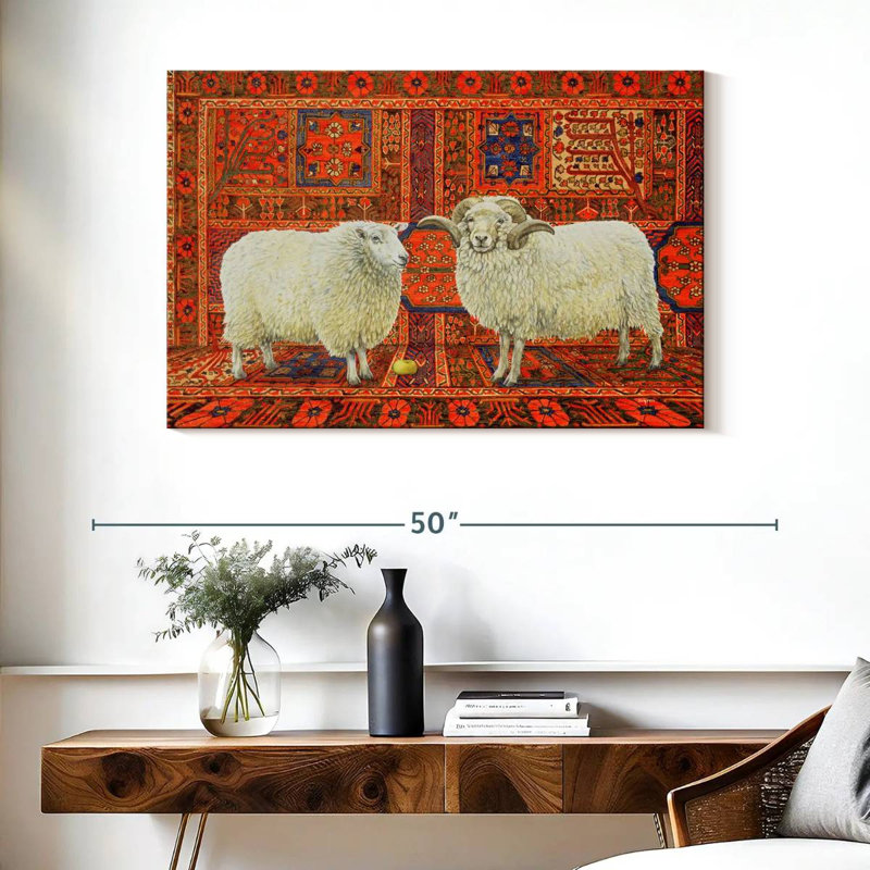 Brampt Persian Wool, 26" H x 39" W