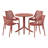4 Person Outdoor Round Dining Set-1862455451