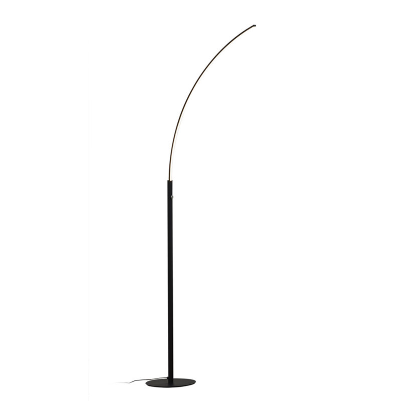 Roxie 66'' LED Arched Floor Lamp, Matte Black