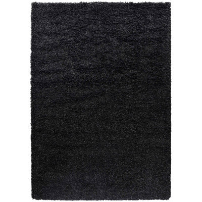 Esterly Solid Colour Shag Area Rug
