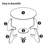 31.5" Circle Coffee Table for Living Room, 2-Tier Wood Accent Center Table with Open Storage-419119758