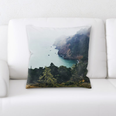 Etheridge Microsuede Reversible Throw Pillow