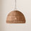 Augusta Rattan/Wicker Dimmable Pendant
