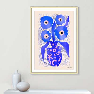 «Blue Flowers Matisse» par Bloom