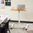 CLATINA Rolling Adjustable Laptop Cart Standing Desk with Drawer Black-67180483