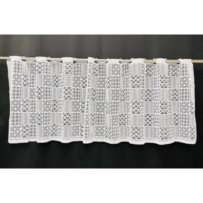 Ikat Tailored Window Valance