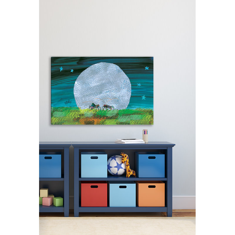The Very Quiet Cricket Character Art Back Cover - Painting on Canvas, 61cm H x 91cm W