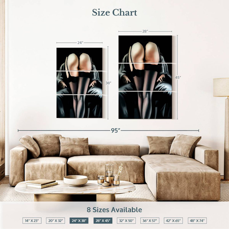 Wait For Me, 38" H x 24" W