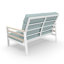 Causeuse d'extérieur en métal avec coussin Sunbrella Townsend-116227636-116227644
