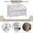 Rustic Style Solid Wood Entryway Multifunctional Storage Bench With Safety Hinge-1979990053