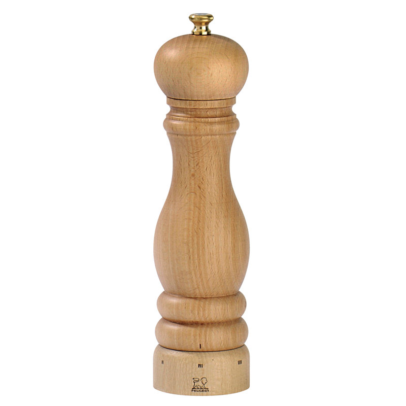 Brand PARIS U´Select Wood Pepper Mill, Beige, 22cm H